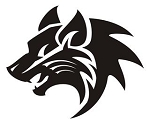 Wolf Head v6 Decal Sticker